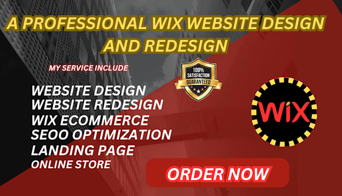 Gig Preview - Design wix website  wix website design redesign wix website design wix website