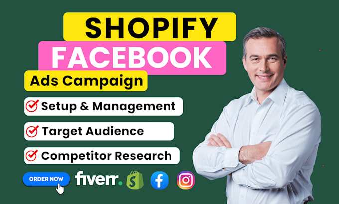 Gig Preview - Do shopify facebook ads, advertising, fb marketing