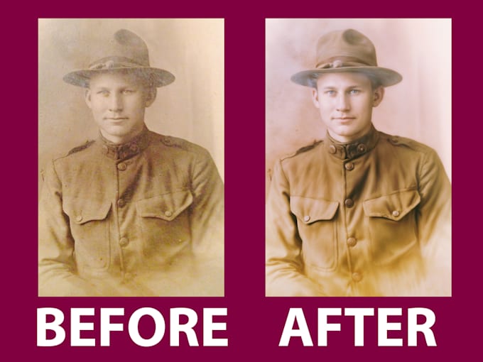 Bestseller - do colorize retouch and restoration in old photos