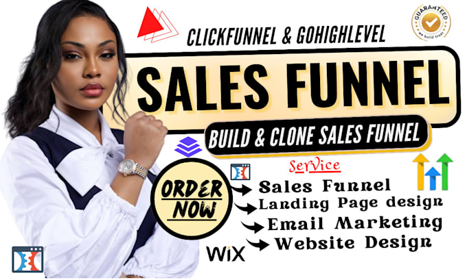 Gig Preview - Clone gohighlevel landing page, systeme io, leadpages, wix, clickfunnels website