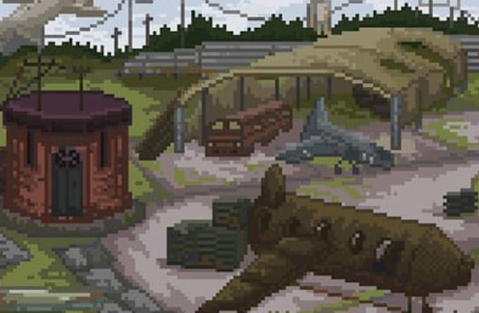 Gig Preview - Draw pixel art background, pixel environment tileset and animation