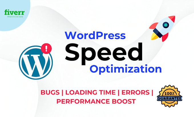 Gig Preview - Optimize your wordpress website speed for better performance