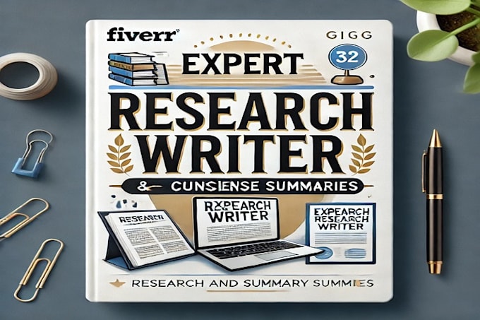 Gig Preview - Deliver high quality research with concise summaries