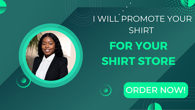 Gig Preview - Do organic shirt promotion for your shirt store