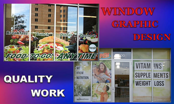 Gig Preview - Do printable billboard, signage, shop front,  storefront