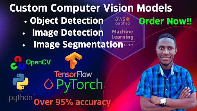 Gig Preview - Build computer vision models with deep learning opencv for image processing