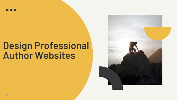 Gig Preview - Design professional blog, business  book author website