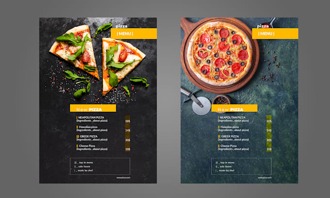 Gig Preview - Design attractive food menu, restaurant menu, and food flyer