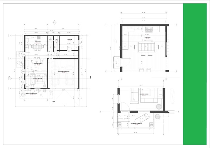 Gig Preview - Draw architectural, mep, plans, blueprint for permit