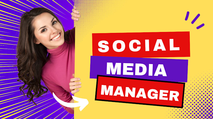 Gig Preview - Be your social media consultant, marketing manager and content creator