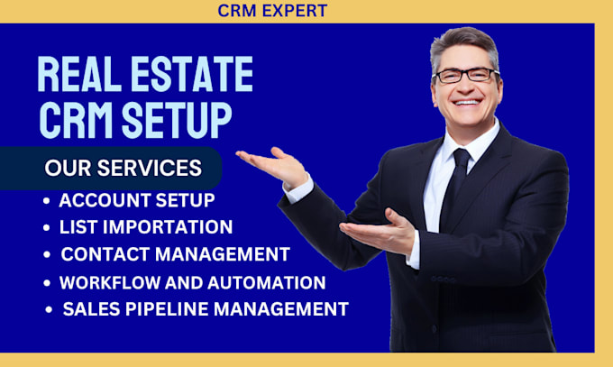 Gig Preview - Setup real estate crm follow up boss podio lofty liondesk bixtrix24 agile crm