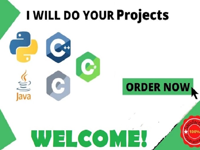 Gig Preview - Handle urgent projects for c cpp python java csharp  programs