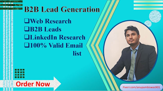 Gig Preview - Create perfect b2b lead generation for your business