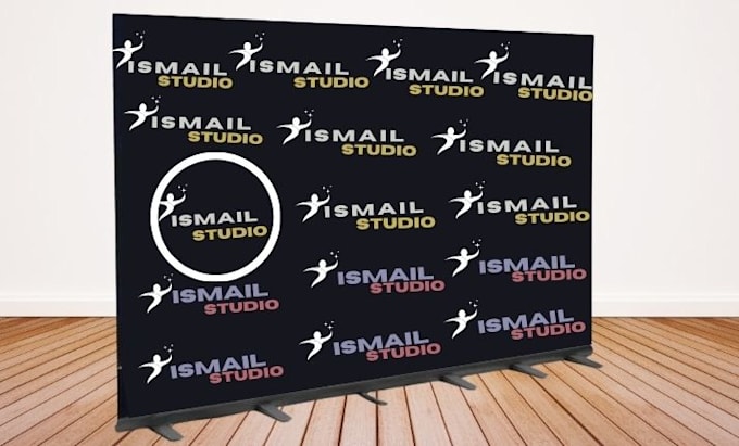 Gig Preview - Make 3d step and repeat backdrop banner expo banner signage red carpet dispenser