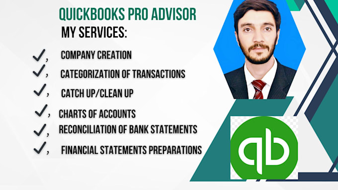 Gig Preview - Do your monthly bookkeeping using quickbooks accounting software