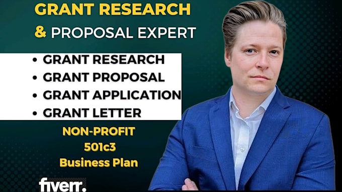 Bestseller - do grant research, grant proposal writing, application help and business plan