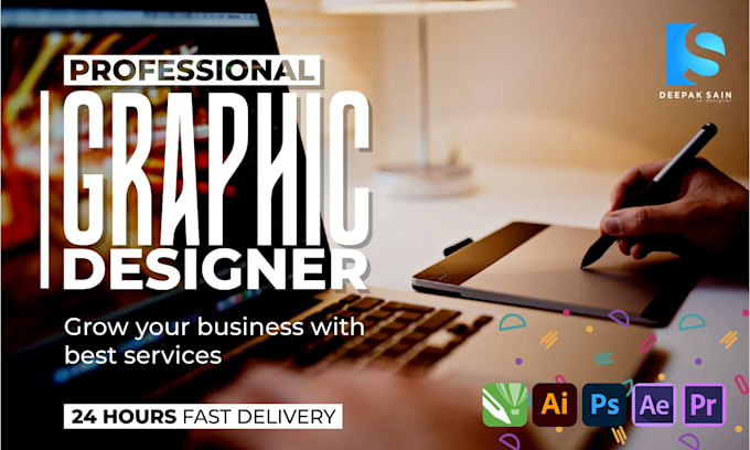 Gig Preview - Be your perfect graphic designer at photoshop, illustrator and corel draw