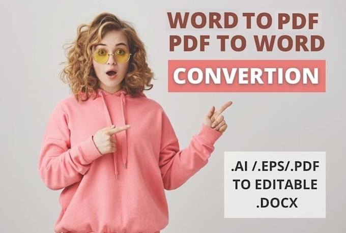 Gig Preview - Convert PDF to word or word to PDF