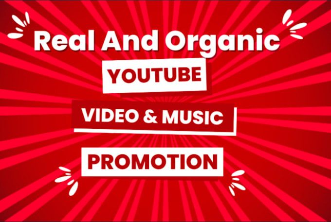 Gig Preview - Do super fast organic youtube video promotion