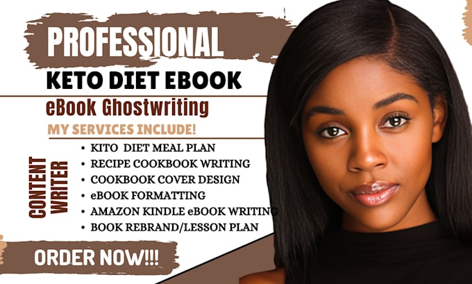 Gig Preview - Design, and write quality recipes for cookbook recipe book and ebook formatting