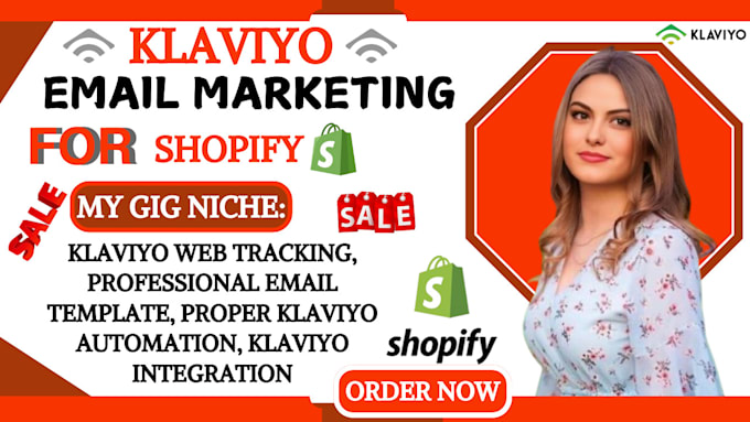 Gig Preview - Setup klaviyo flows, ecommerce marketing, klaviyo email marketing for shopify