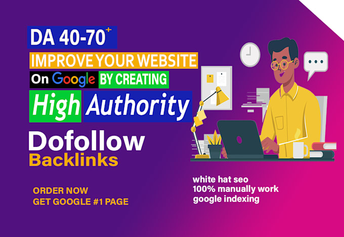 Bestseller - improve your website on google by creating high authority dofollow backlinks