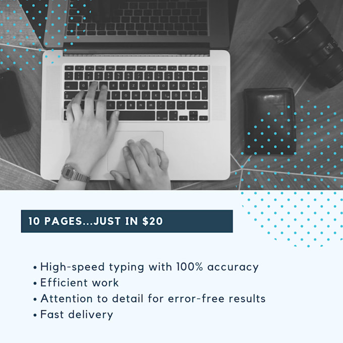 Gig Preview - Provide fast and accurate copy typing with affordable cost