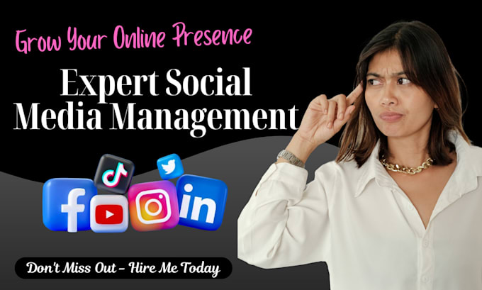 Gig Preview - Be your social media manager, google ads, facebook ads, content creator