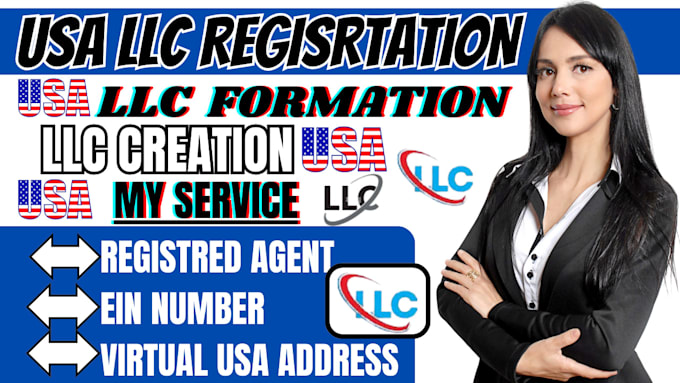 Gig Preview - Do streamline llc registration in USA UK and obtain a legitimate ein number