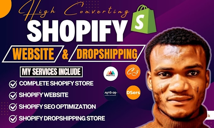 Bestseller - create a shopify website, design a dropshipping store, and shopify store