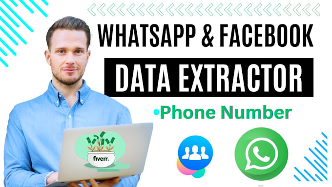 Gig Preview - Extract whatsapp group, facebook group, page data extraction for lead generation