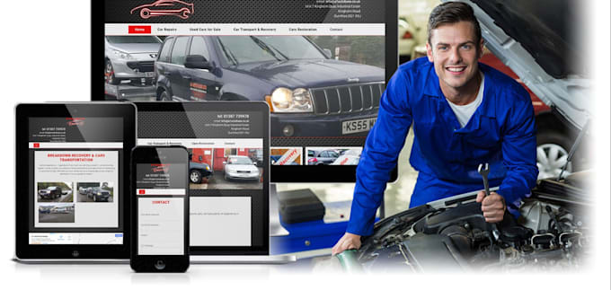 Gig Preview - Develop custom car towing service website, ondemand car repair app