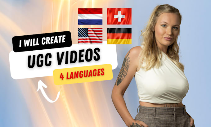 Gig Preview - Create a ugc video for social media ads swiss german, german, english or dutch