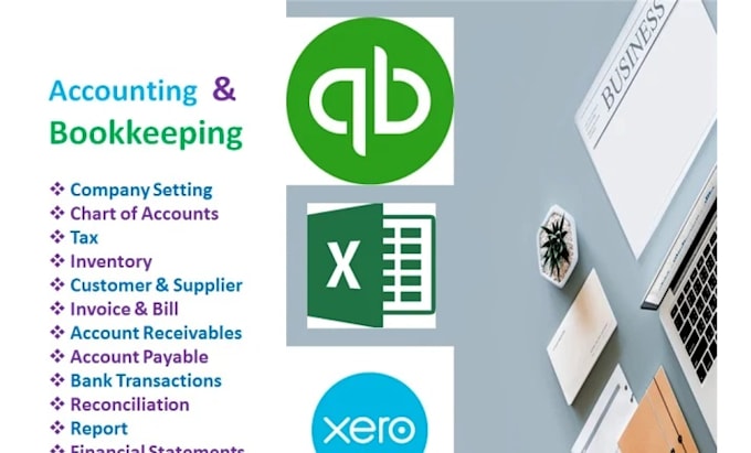 Gig Preview - Do accounting and bookkeeping in sap online and xero with excel