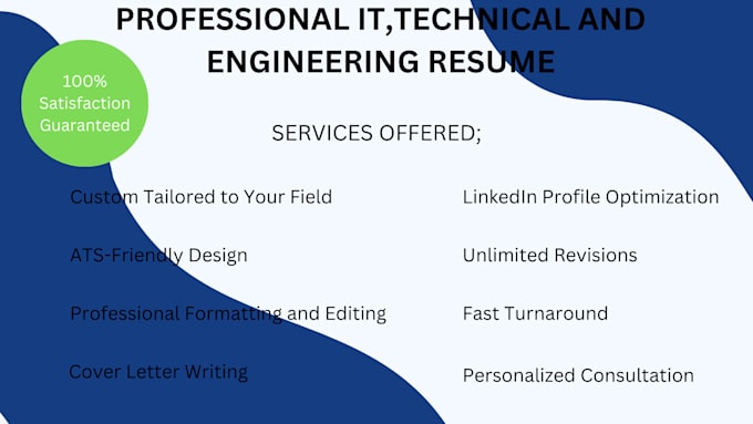 Gig Preview - Craft you an engineering job winning resume