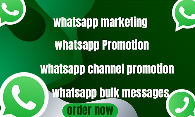 Gig Preview - Do whatsapp marketing whatsapp promotion whatsapp channel