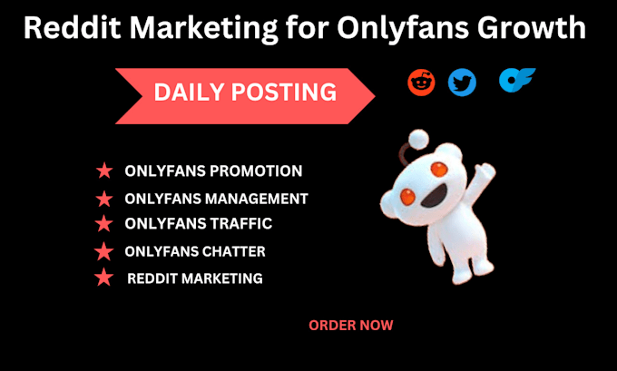 Gig Preview - Onlyfans promotion only fans traffic chatter management fanvue