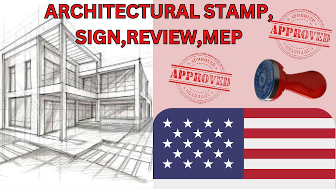 Gig Preview - Do architectural stamp, city permit, mep, 2d floor plan, architecture blueprint