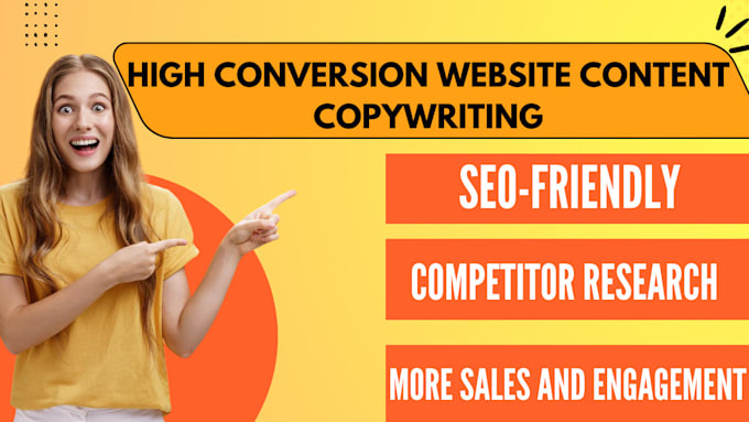 Gig Preview - Provide SEO website content writing and website copywriting