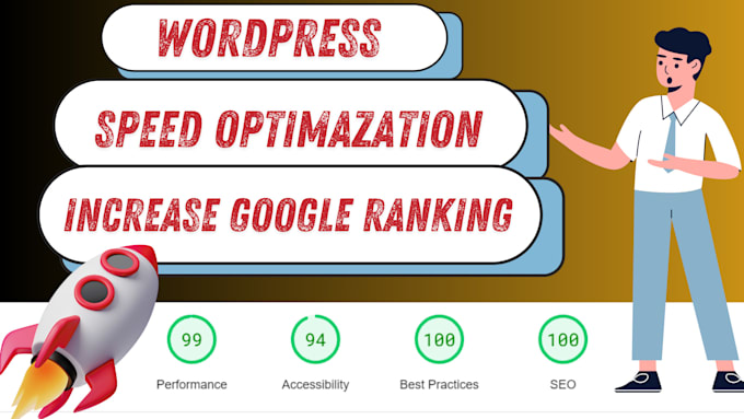 Gig Preview - Wordpress speed optimization for google, fix core web vitals