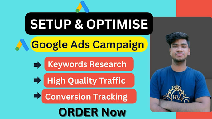 Gig Preview - Setup google ads adwords PPC campaign and manage it