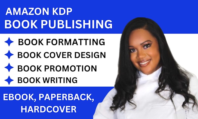 Gig Preview - Do kdp book formatting, book publishing, amazon KDP, children book, ebook writer