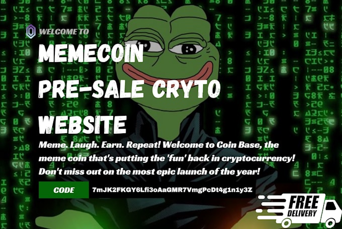 Bestseller - create meme coin website, crypto website, meme and pepe coin pre sale