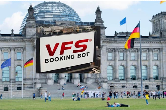 Gig Preview - Setup and create vfs bot for booking vfs global appointment