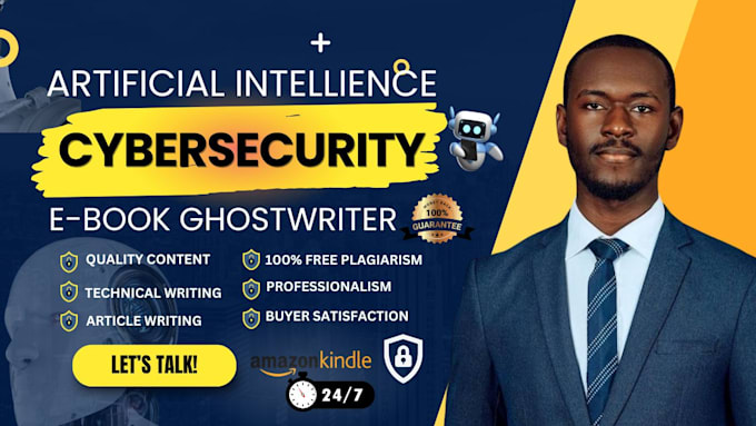 Gig Preview - Be cybersecurity cloud computing digital forensics ebook and book ghostwriter