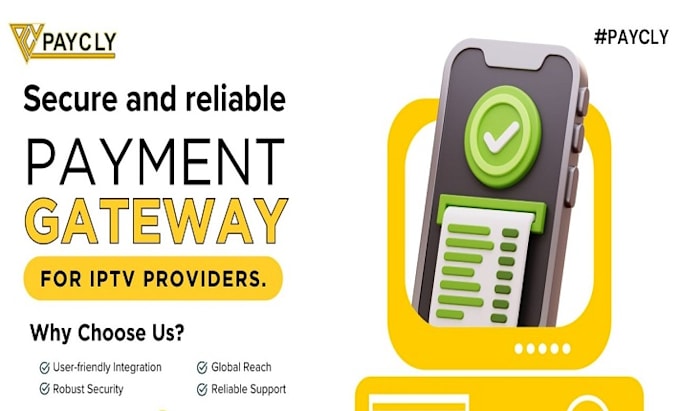 Gig Preview - Setup iptv payment gateway, iptv payment processor to receive payments