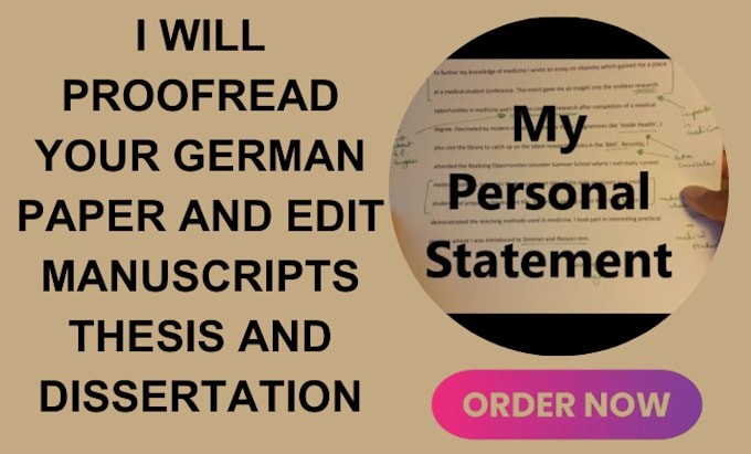 Bestseller - proofread your german paper and edit manuscripts thesis and dissertation