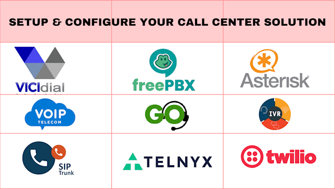 Gig Preview - Setup asterisk, elastik, vicidial, ai voice, voip, freepbx, freeswitch, 3cx