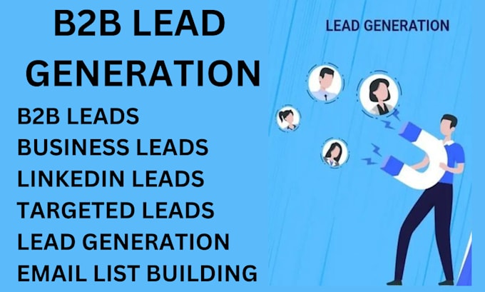 Gig Preview - Do business lead, b2b lead generation for targeted b2b leads and linkedin lead