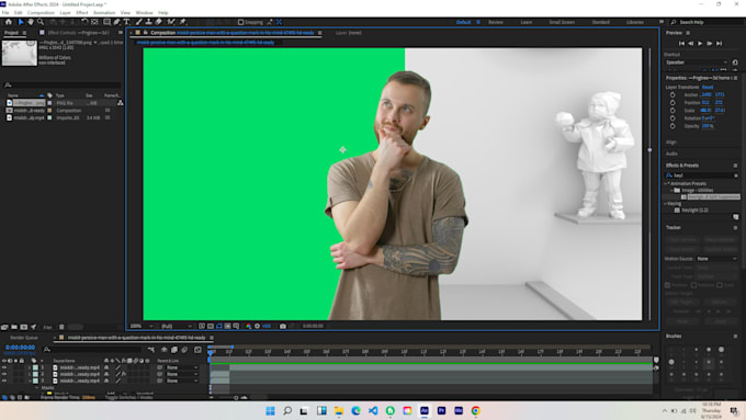 Gig Preview - Do green screen removal, rotoscoping, and background removal